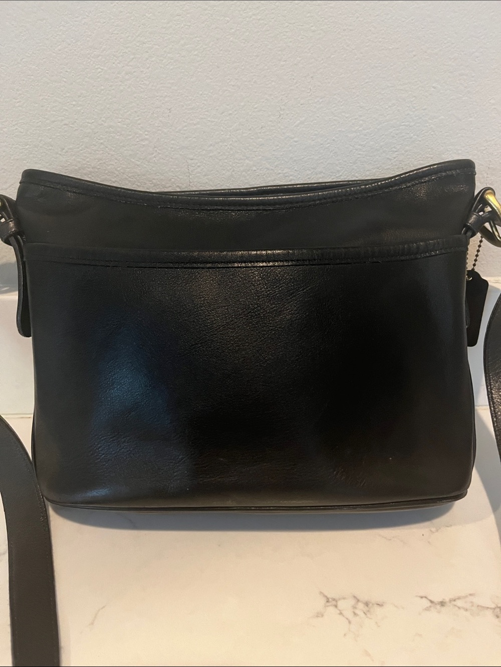 Vintage Coach hobo Crossbody black leather
